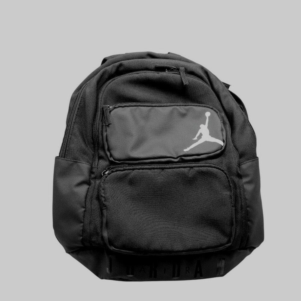 Nike Jordan Jumpman Black Polyester Backpack Laptop Sleeve School Travel Bag